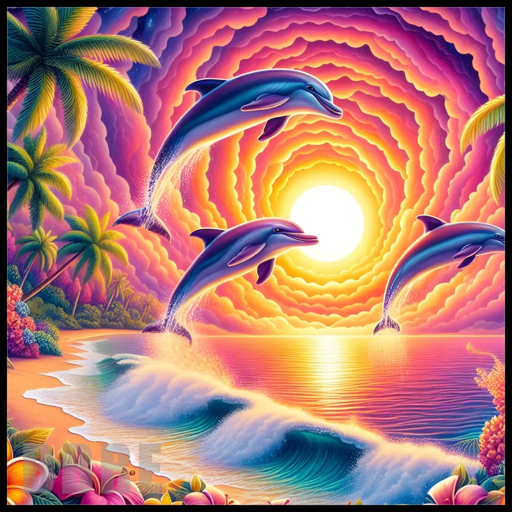 Dolphin Sunset Main Image,