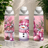Pink Snowman Product Image,