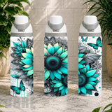 Turquoise Sunflowers Product Image,