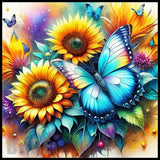 Butterfly Sunflowers Main Image,