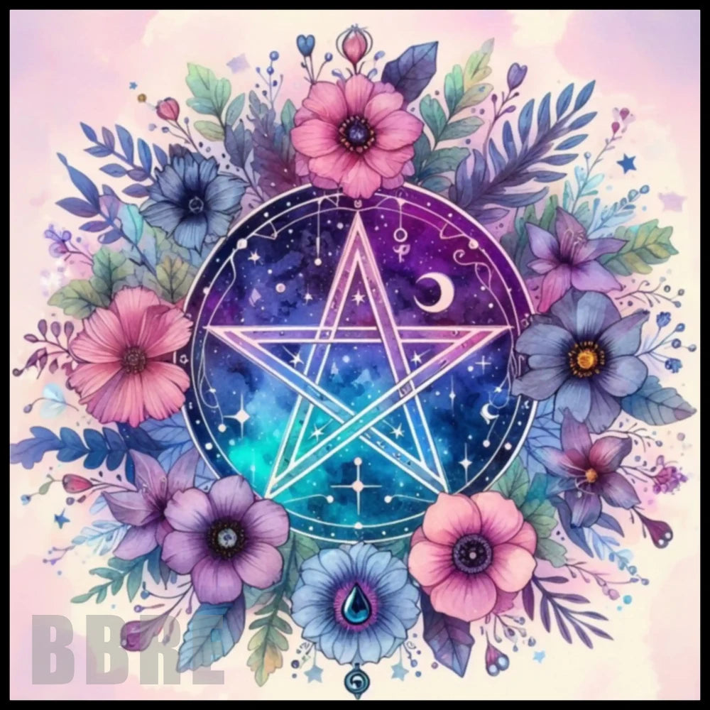 Floral Pentagram Main Image,