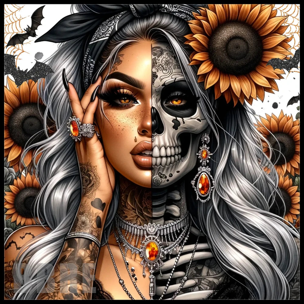 Sunflower Skull 2 Main Image,
