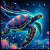 Neon Sea Turtle Main Image,