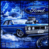 Blue Muscle Car Main Image,