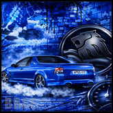 Blue Muscle Car 2 Main Image,