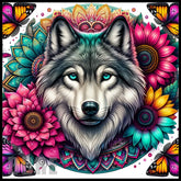 Wolf Floral 4 Main Image,