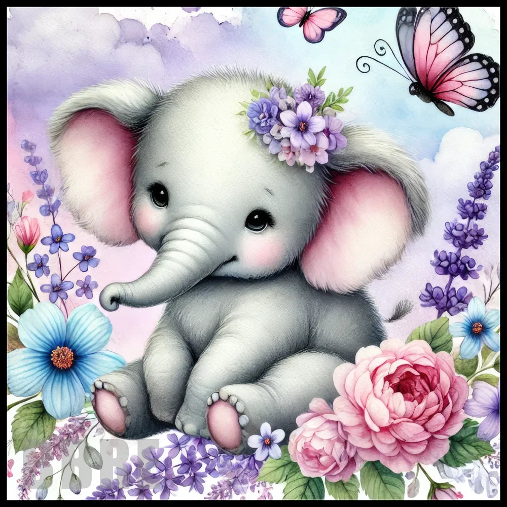 Floral Elephant 7 Main Image,