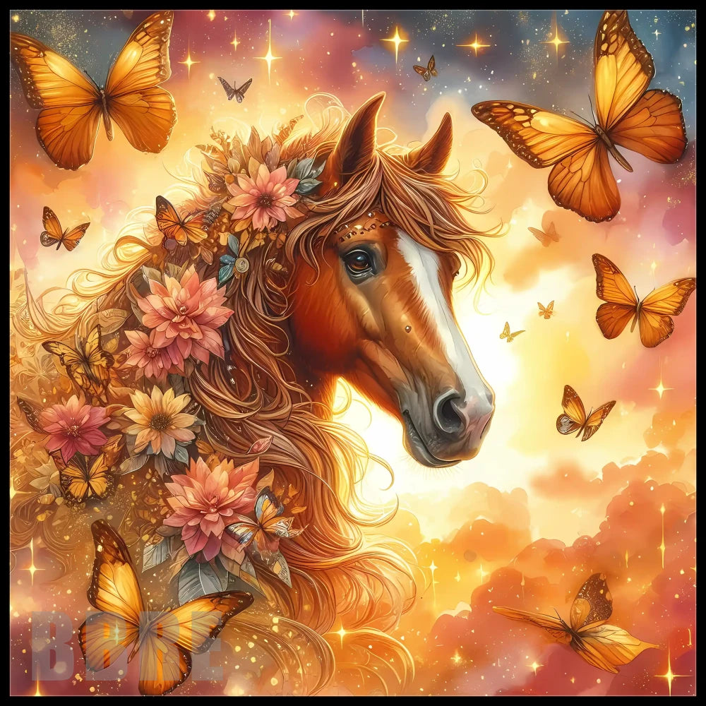 Floral Horse 14 Main Image,
