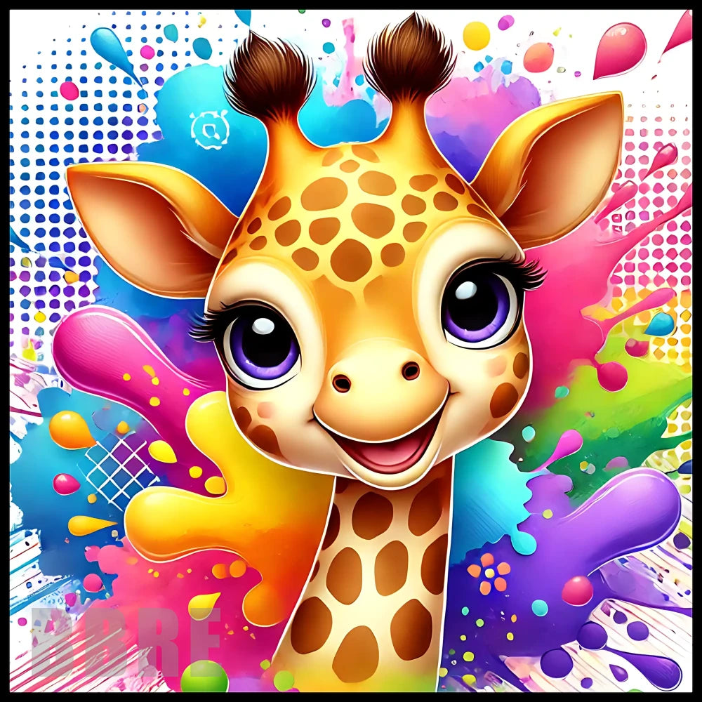 Colorful Giraffe Main Image,