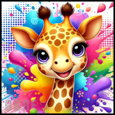 Colorful Giraffe Main Image,