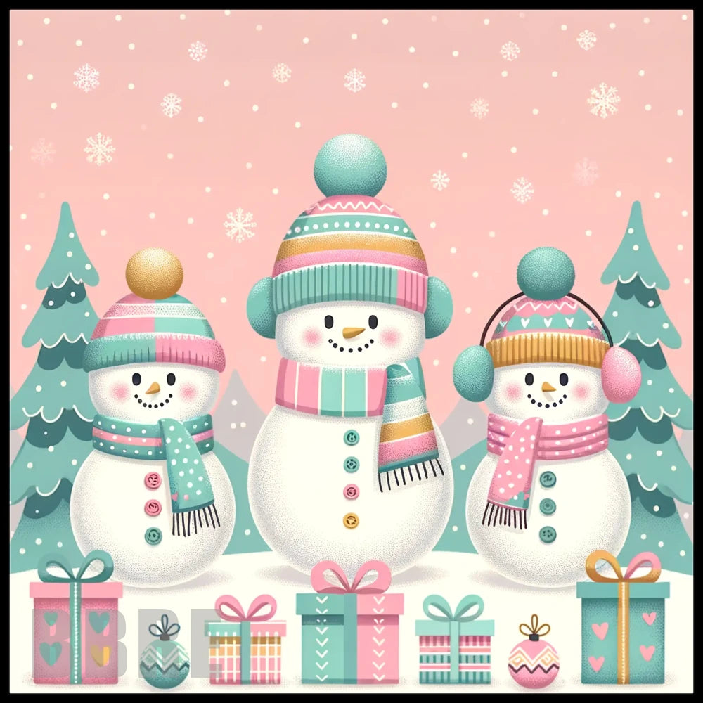 Winter Snowmen Main Image,