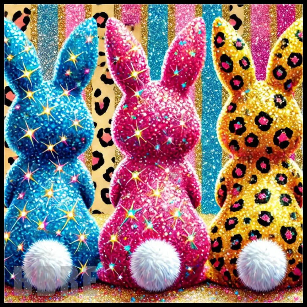 Sparkly Bunny Trio Main Image,