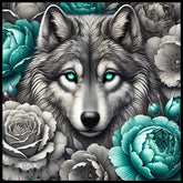 Wolf Floral 5 Main Image,