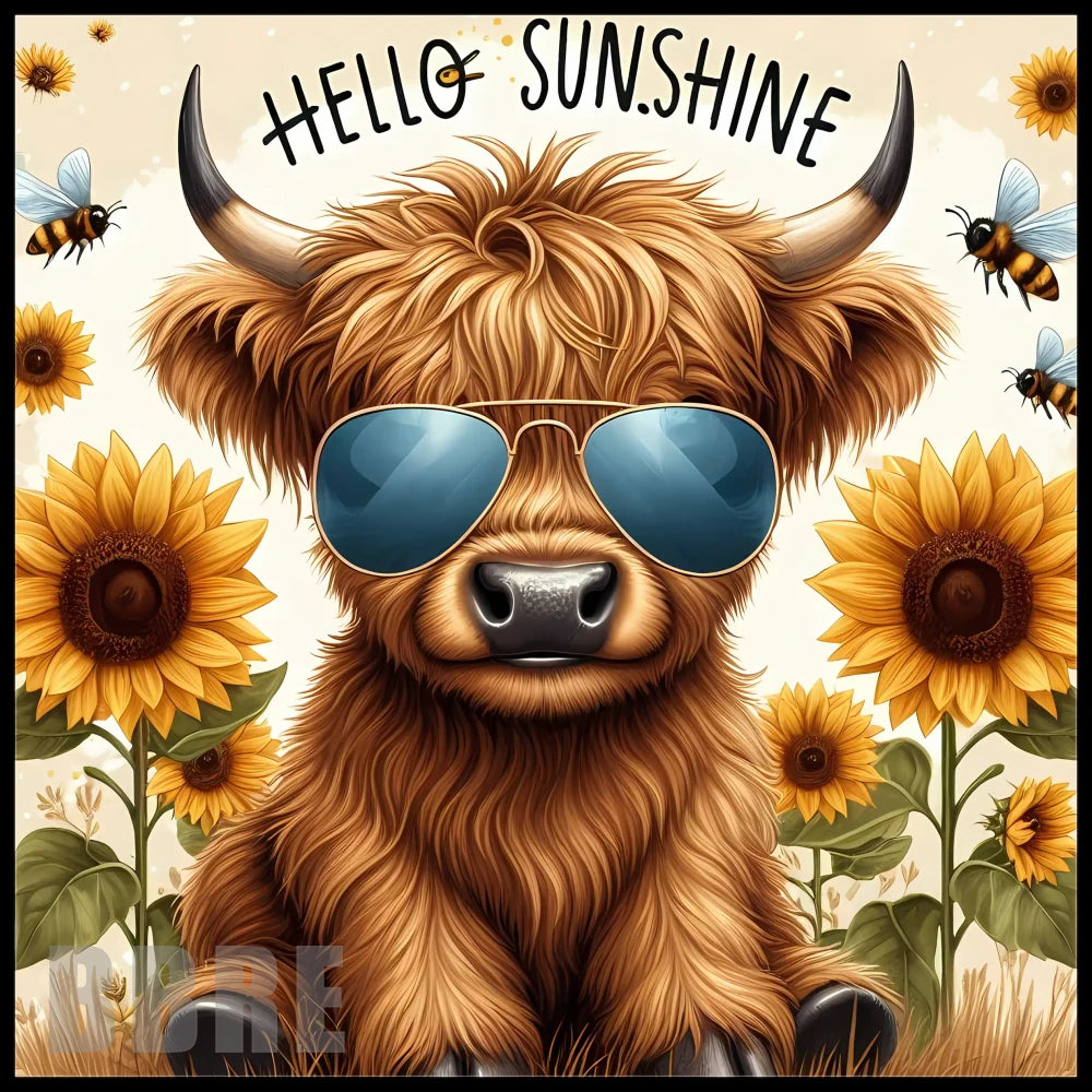 Sunny Highland Cow Main Image,