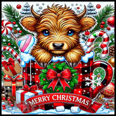 Festive Highland Cow 8 Main Image,