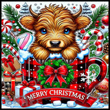 Festive Highland Cow 8 Main Image,