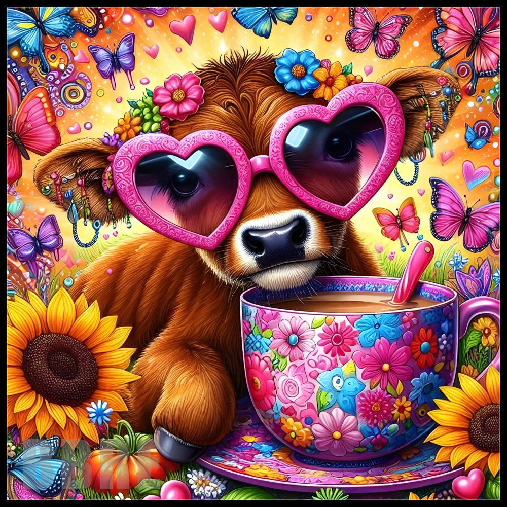 Floral Cow 4 Main Image,