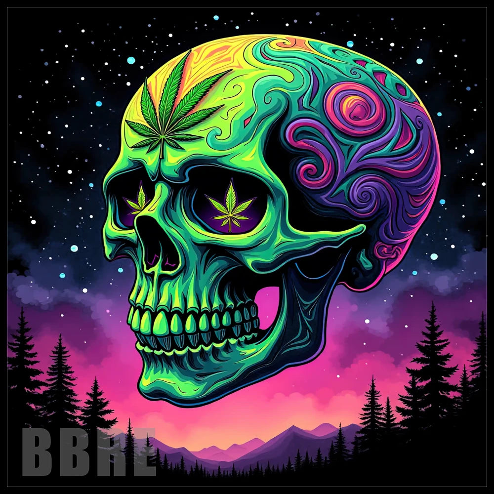 Psychedelic Skull Main Image,