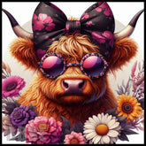Floral Highland Cow 7 Main Image,