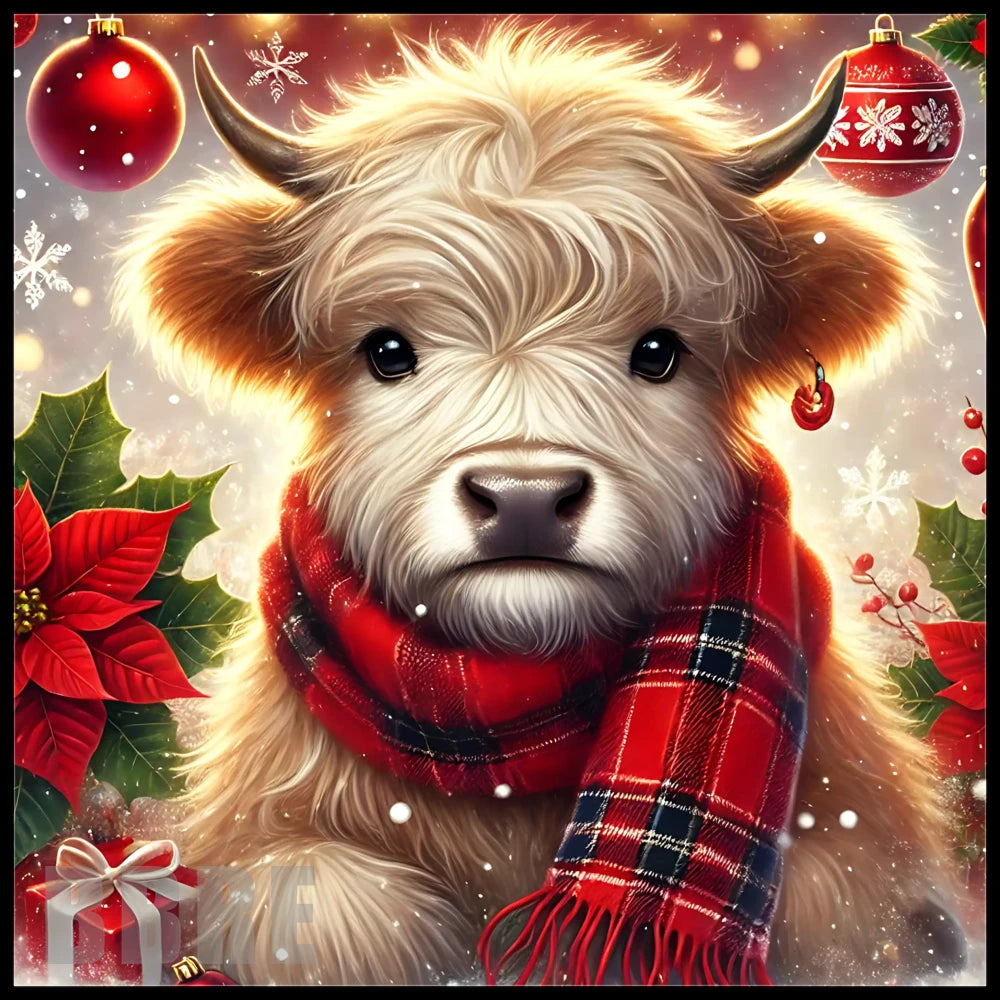 Festive Highland Cow 10 Main Image,