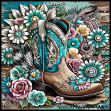 Floral Cowboy Boot Main Image,