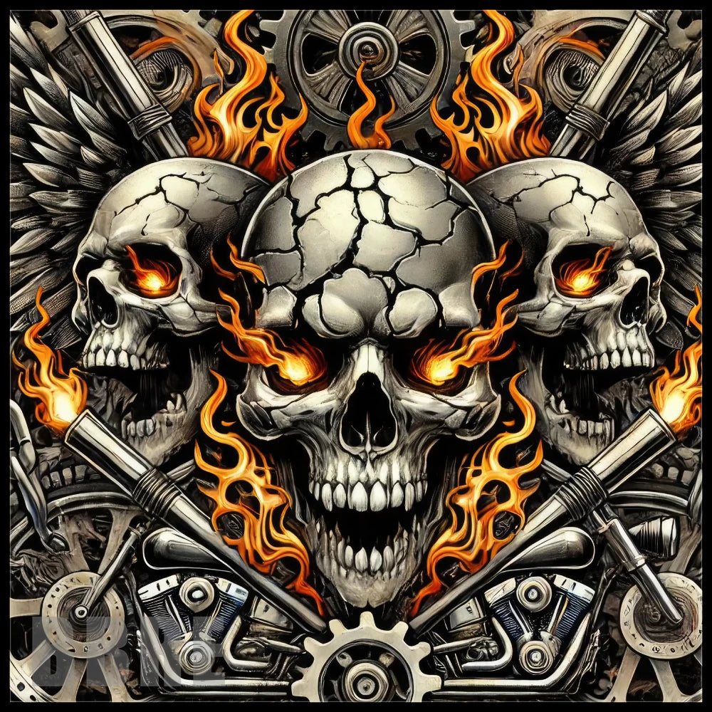 Skull Flames 3 Main Image,