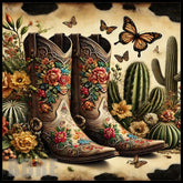 Floral Cowboy Boots 2 Main Image,