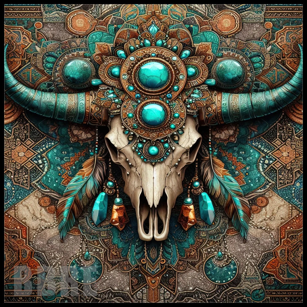 Turquoise Skull 3 Main Image,