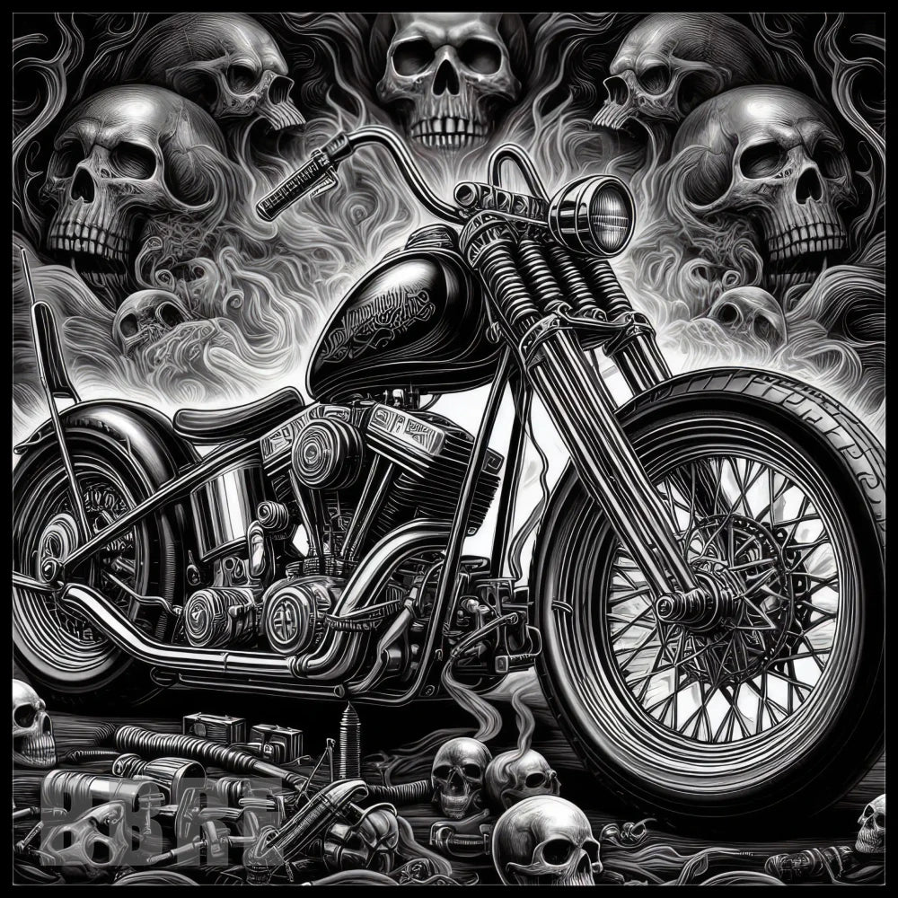 Skull Motorcycle 2 Main Image,