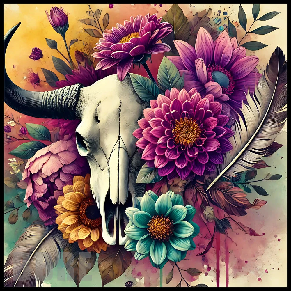 Floral Skull 28 Main Image,