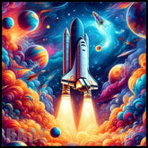 Cosmic Rocket Main Image,