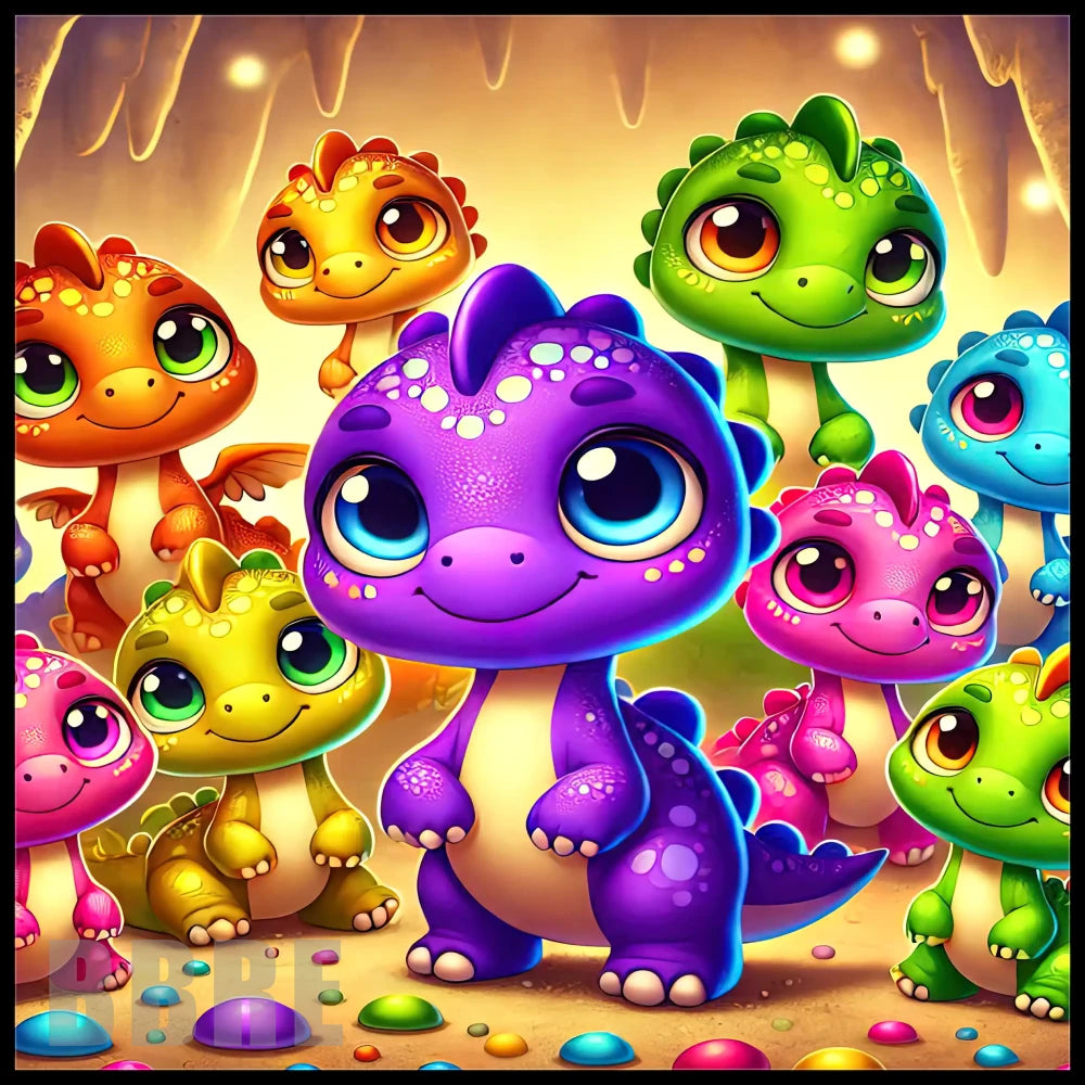 Colorful Dinosaurs Main Image,