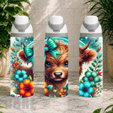 Floral Highland Cow 12 Product Image,