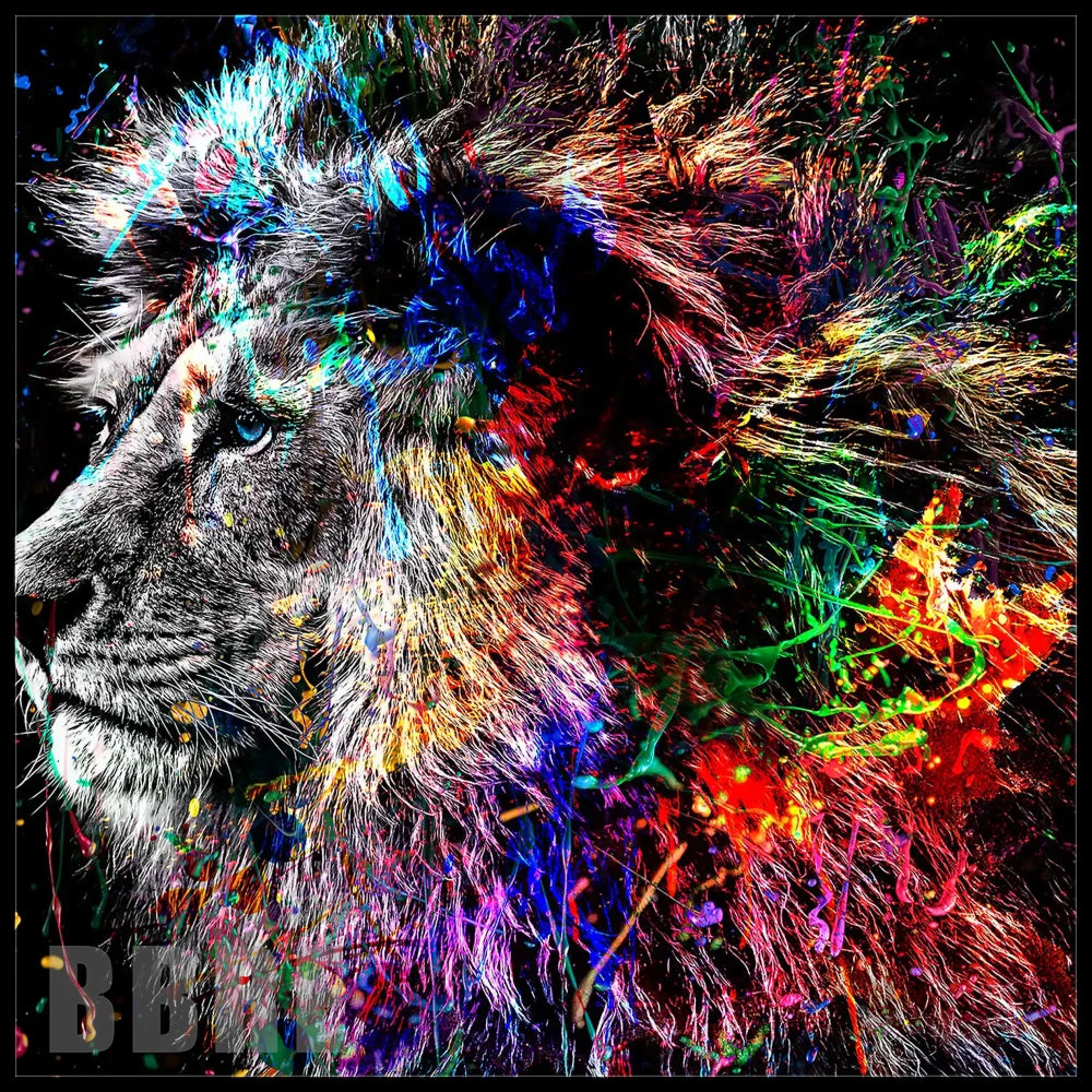 Colorful Lion Main Image,