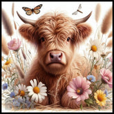 Floral Highland Cow 13 Main Image,