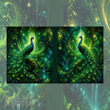 Peacock Elegance Mockup Image