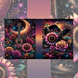 Guitar Floral Mockup Image