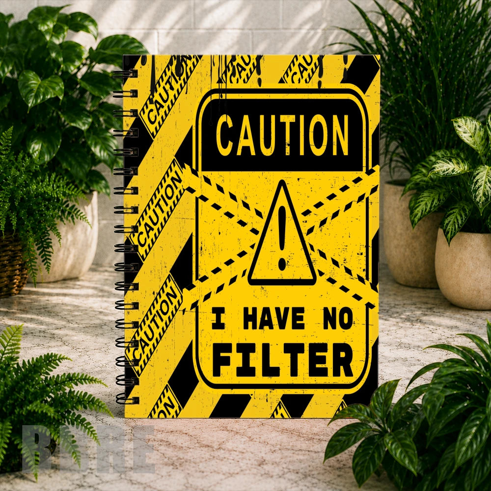 Caution Notebook Main Image
