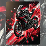 Red Motorcycle 2 Mockup Image