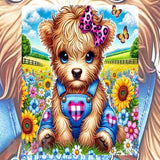 Fluffy Pup Mockup Image