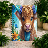 Floral Highland Cow Main Image