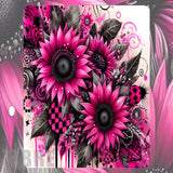 Pink Sunflowers Mockup Image