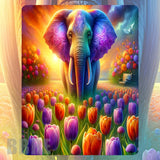 Colorful Elephant 2 Mockup Image