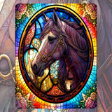 Stained Glass Horse Mockup Image