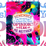 Colorful Opinion Mockup Image