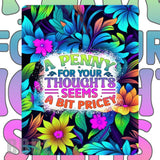 Floral Quote Mockup Image