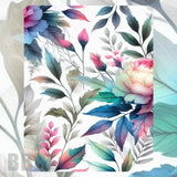 Floral A5 Notebook Mockup Image