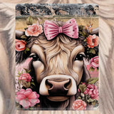 Floral Cow 5 Mockup Image