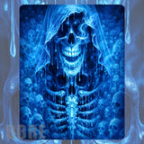 Blue Skull Mockup Image