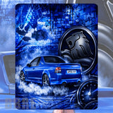 Blue Car Mockup Image